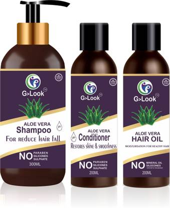 G LOOK ALOE VERA SHAMPOO-CONDITIONER-HAIR OIL COMBO Price in India - Buy G LOOK ALOE VERA SHAMPOO-CONDITIONER-HAIR OIL COMBO online at G LOOK ALOE VERA SHAMPOO-CONDITIONER-HAIR OIL COMBO Price in India - Buy G LOOK ALOE VERA SHAMPOO-CONDITIONER-HAIR OIL COMBO online at
