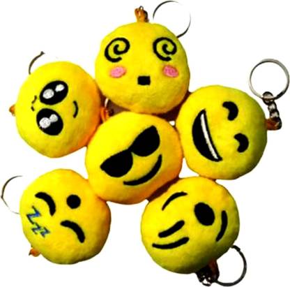 ShopTop Soft Smiley/Emoji Key Ring/Key Chain for Gift or Personal use Key Chain
