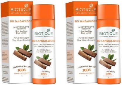 biotique bio sandalwood spf 50