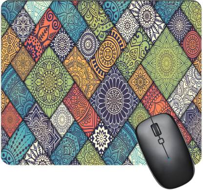 BNST Mouse pad for pc Anti Skid Heroes Designer "Colorful Abstract Design " Mouse pad Printed Mousepad for laptops and Computers Gaming Mousepad (Multicolor) Mousepad