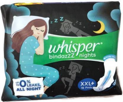 Whisper Ultra Night Sanitary Pads Xxl Plus 16 Pads Sanitary Pad Sanitary Pad Buy Women Hygiene Products Online In India Flipkart Com