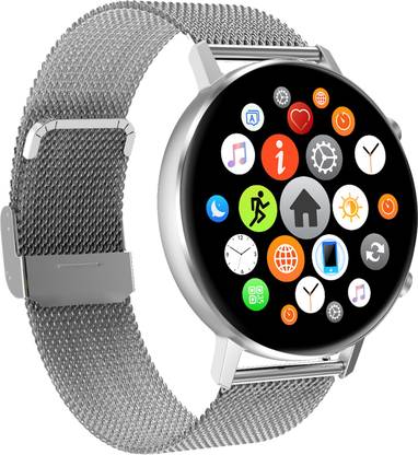 Smartwatch silver strap clearance