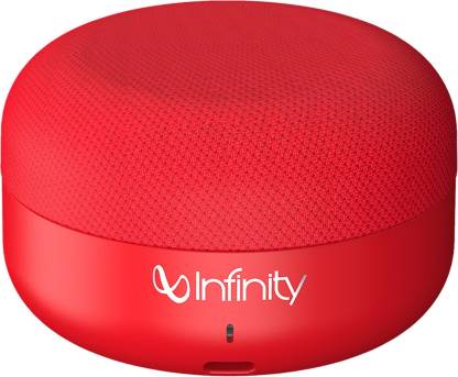 Infinity (JBL) Clubz Mini Deep Bass Dual EQ Bluetooth 5.0 Wireless Portable Speaker (Red)