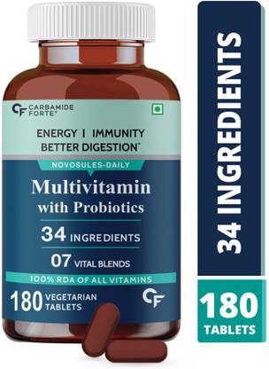 cf multivitamin tablets for men and women with probiotics supplement