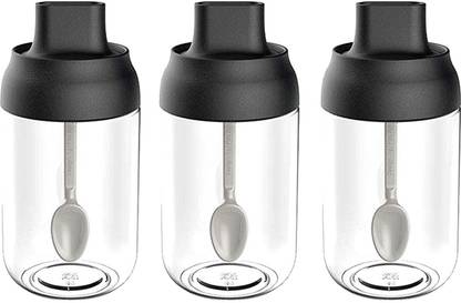 TechBlaze Condiment Containers Spice Jars with Spoons Spice ...