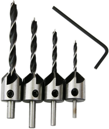 BOLT 4x HSS Flute Countersink Drill Bit 