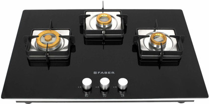faber gas stove 3 burner auto ignition