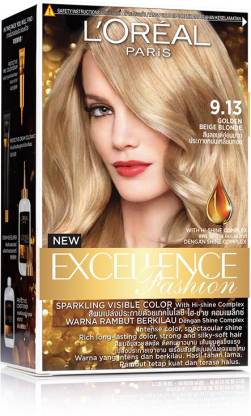L'Oréal Paris Excellence Fashion Highlights Hair Color,  Golden Beige  Blonde ,  Golden Beige Blonde - Price in India, Buy L'Oréal Paris  Excellence Fashion Highlights Hair Color,  Golden Beige Blonde ,