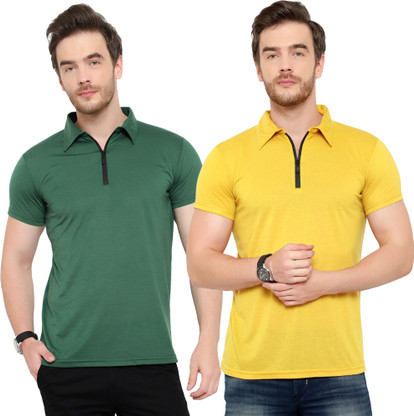 Dark green and yellow shirt clearance
