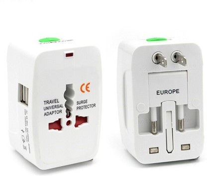 Universal AU UK US to EU AC Power Plug Adapter Adaptor Converter Outlet Home Travel Wall AC Power Charger White 