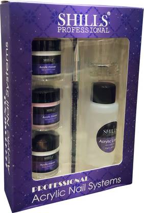 Shills Professional Acrylic Nail System Kit Acrylic Powder 3 Acrylic Liquid Carving Pen And Glass Cup Price In India Buy Shills Professional Acrylic Nail System Kit Acrylic Powder 3 Acrylic Liquid