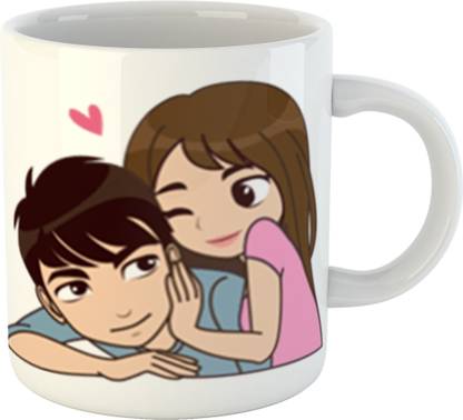 Clovez Cute Love Couple Cartoon Printed CoffeeMug Gift for Girlfriend, Boyfriend, Husband, Wife Ceramic Coffee (325 ml) Ceramic Coffee Mug Price in India - Buy Clovez Cute Love Couple Cartoon Printed CoffeeMug Clovez Cute Love Couple Cartoon Printed CoffeeMug Gift for Girlfriend, Boyfriend, Husband, Wife Ceramic Coffee (325 ml) Ceramic Coffee Mug Price in India - Buy Clovez Cute Love Couple Cartoon Printed CoffeeMug
