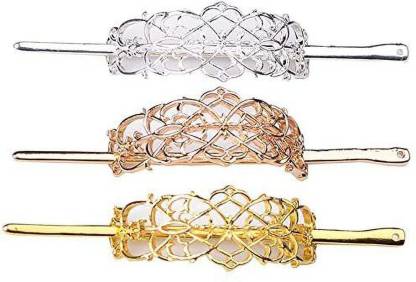 Teensery 3 Pcs Vintage Hair Sticks Hairpins Metal Hollow Hair Clips  Barrettes Ponytail Holder DIY Hair Accessories for Women and Hair Clip  Price in India - Buy Teensery 3 Pcs Vintage Hair