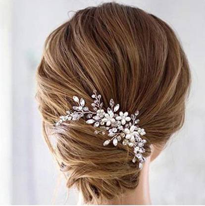 Unicra Bride Flower Wedding Hair Comb Crystal Bridal Side Comb Pearl Hair Accessorie for Women and Girls Hair Accessory Set Price in India - Buy Unicra Bride Flower Wedding Hair Comb Crystal Unicra Bride Flower Wedding Hair Comb Crystal Bridal Side Comb Pearl Hair Accessorie for Women and Girls Hair Accessory Set Price in India - Buy Unicra Bride Flower Wedding Hair Comb Crystal