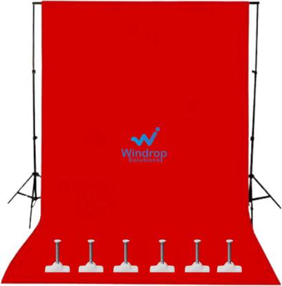 Windrop Solutions Red Screen Background Photo Video Studio Back Drop 8 x 12  ft for Indoor-Outdoor Online Classes Photography Videography YouTube Videos  Made in India Reflector Price in India - Buy Windrop
