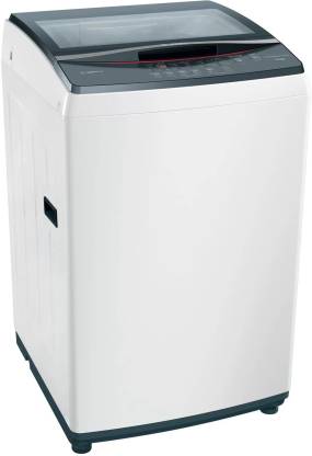 BOSCH 7 kg Fully Automatic Top Load White, Grey