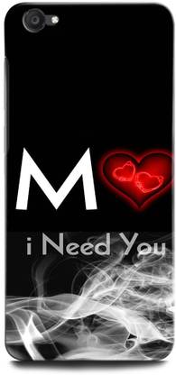Orbiqe Back Cover For Vivo Y55s 1610 M Love M Letter M Alphabet Design Orbiqe Flipkart Com