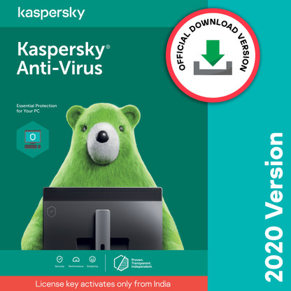 Kaspersky Anti-Virus 2020 Latest Version 3 PCs Code emailed 3 Years 