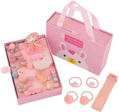 TRY 18 PCS BABY GIRL HAIR CLIPS SET |CUTE GIFT BOX | PEACH COLOUR| HAIR ACCESSORIES|11 HAIR ALLIGATOR CLIPS 2 CLUTCHES 4 RUBBER BANDS 1 HAIR CLIPS HANGER Hair Accessory Set Price TRY 18 PCS BABY GIRL HAIR CLIPS SET |CUTE GIFT BOX | PEACH COLOUR| HAIR ACCESSORIES|11 HAIR ALLIGATOR CLIPS 2 CLUTCHES 4 RUBBER BANDS 1 HAIR CLIPS HANGER Hair Accessory Set Price