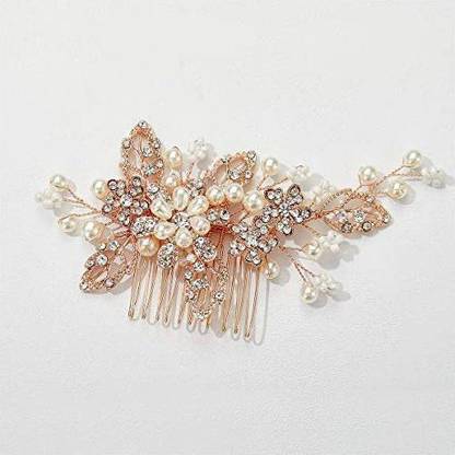 SWEETV Bridal Hair Comb Rhinestone Wedding Hair Accessories Pearl Hair Clip for Bride Bridesmaid, Rose Hair Clip Price in India - Buy SWEETV Bridal Hair Comb Rhinestone Wedding Hair Accessories Pearl Hair SWEETV Bridal Hair Comb Rhinestone Wedding Hair Accessories Pearl Hair Clip for Bride Bridesmaid, Rose Hair Clip Price in India - Buy SWEETV Bridal Hair Comb Rhinestone Wedding Hair Accessories Pearl Hair