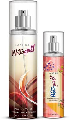 Body Splash Layer'r Wottagirl Vanilla Twist - 135 Ml - Neuf - Senteur Vanille Pour Femmes