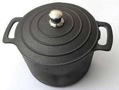 Tredy Foods Cast Iron Bowl & Lid - 3 Liter Cast Iron ...