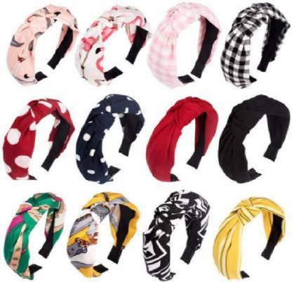 Multi Fashion 12 Pack Wide Headbands Knot Hard Plastic Headband Hair Band For Women And Girls Multi Fashion 12 Pack Wide Headbands Knot Hard Plastic Headband Hair Band For Women And Girls