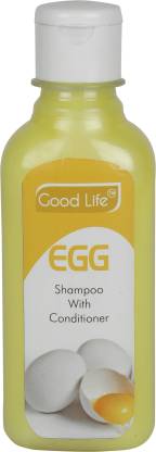 Good Life EGG Shampoo with Conditioner ( Egg Proteins good for under  nourished hair avoid hair from breaking and falling ) - Price in India, Buy  Good Life EGG Shampoo with Conditioner (