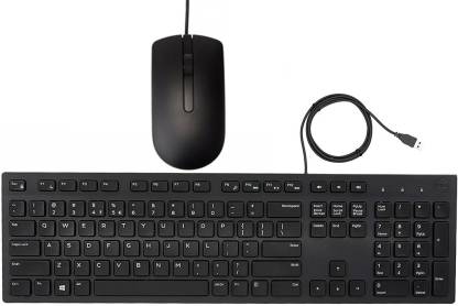DELL Wired USB Desktop Keyboard KB216 & Wired Optical Mouse MS116 Combo Set  (Zb_02) Combo Set Price in India - Buy DELL Wired USB Desktop Keyboard  KB216 & Wired Optical Mouse MS116