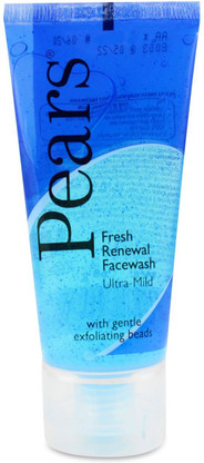 pears fresh renewal face wash