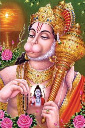 Hindu Religion Poster|Lord Hanuman ji(Bajrangbali) Poster For Living Room,  Hostel, Temple|Poster For Interior Decoration|Home decor|Unframed poster|High  Resolution- 300 GSM Poster Paper Print - Religious, Decorative posters in  India - Buy art, film,