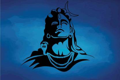 Animated Religious Wall Poster|Lord Shiva Poster|Poster For Living Room,  Cupboards, Institutes|Interior Wall Poster|Bhagwan Poster For Worship|High  Resolution- 300 GSM Paper Paper Print - Religious, Decorative posters in  India - Buy art, film,