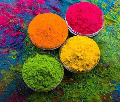 holi color powder