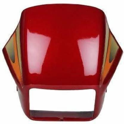 shiv ambika Red Visor for Splendor