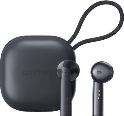 omthing By 1MORE AirFree Pods With Qualcomm 3.0 Wireless Charging Case Bluetooth Headset  (Midnight Black, True Wireless)