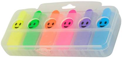 Flipkart.com | Definite Art Mini Pocket Emoji Theme Smiley Highlighters ...