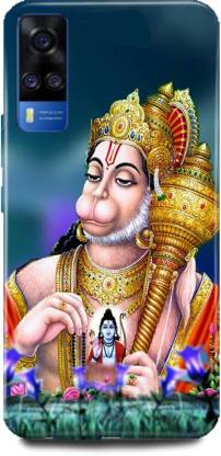 DIKRO Back Cover for ViVO Y51, V2030, hanuman,Ji,Maruti,Angry,Hanuman ,Bajrang,Bali,Lord,Lord,Hanuman,ji, - DIKRO : 