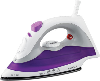 havells steam iron standing