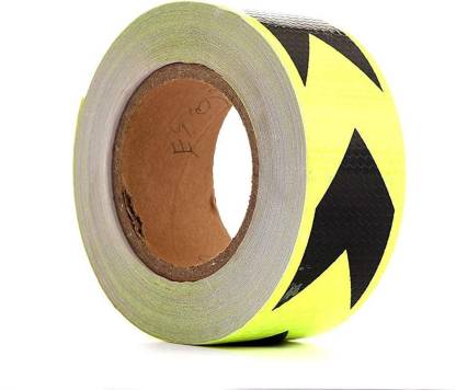Fluorescent NEON YELLOW  Reflective Conspicuity  Tape 1" x 28  feet