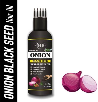 RELTO Natural Onion Black Seed Hair Oil Preventing Hair Loss & Promoting  Hair Growth, Intensive Root Therapy With Active Hair Growth Booster  Ingredients (SILICON, MINERAL, HEXANE, COLOUR, FRAGRANCE FREE) Hair Oil -