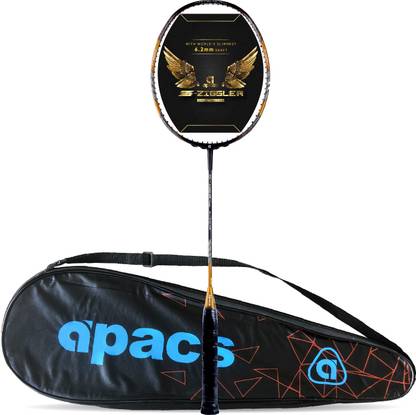 Apacs Z Ziggler Limited Edition 38 Lbs Black Gold Unstrung Badminton Racquet Buy Apacs Z Ziggler Limited Edition 38 Lbs Black Gold Unstrung Badminton Racquet Online At Best Prices In India Sports