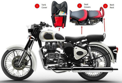 Royal enfield seat store and tank covers