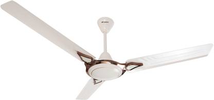 Sansui Pluton 1200 mm Silent Operation 3 Blade Ceiling Fan  (Ivory, Pack of 1)