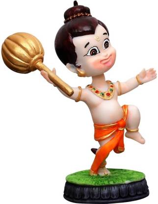 Sri Krishna Culture Cartoon Natkhat Hanuman Ji Murti Playing Gada Version  God Idol Figurine Decorative Showpiece  cm Price in India - Buy Sri  Krishna Culture Cartoon Natkhat Hanuman Ji Murti