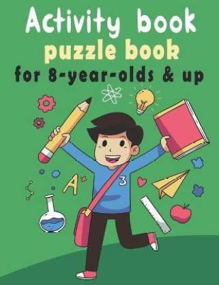 puzzle book for 8-year-olds & up