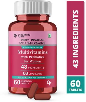 cf multivitamin tablets for women with probiotics and minerals supplement