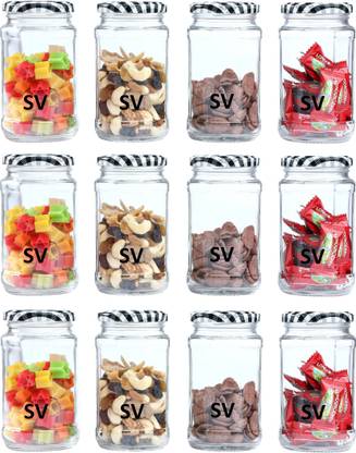 Sv Enterprise  - 400 ml Glass Grocery Container