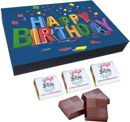 Chocoindianart Surprise Gift Happy Birthday 12 Chocolate Gifts Box Truffles Price In India Buy Chocoindianart Surprise Gift Happy Birthday 12 Chocolate Gifts Box Truffles Online At Flipkart Com