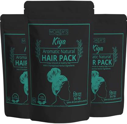 Women's Theory Kiya Hair Pack / Mask Powder for Dandruff, Hair Fall and Hair Growth | Natural Aromatic, Ayurvedic Hair Mask with Herbal Ingredients Hibiscus, Neem, Bhringraj, Onion & Amla - Price Women's Theory Kiya Hair Pack / Mask Powder for Dandruff, Hair Fall and Hair Growth | Natural Aromatic, Ayurvedic Hair Mask with Herbal Ingredients Hibiscus, Neem, Bhringraj, Onion & Amla - Price