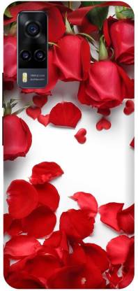 PRINTVEESTA Back Cover for Vivo Y51/V2030 rose, red rose, best flowers, red flowers Printed Back Cover